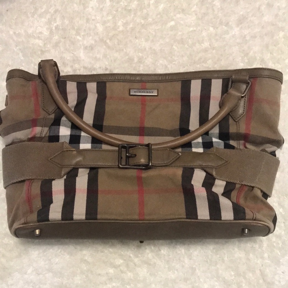 Burberry diaper bag